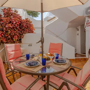 Benalgolf Lovely In With Sea Views, Excellent Wifi Connection, Private Backyard With Bbq Apartamento Benalmádena